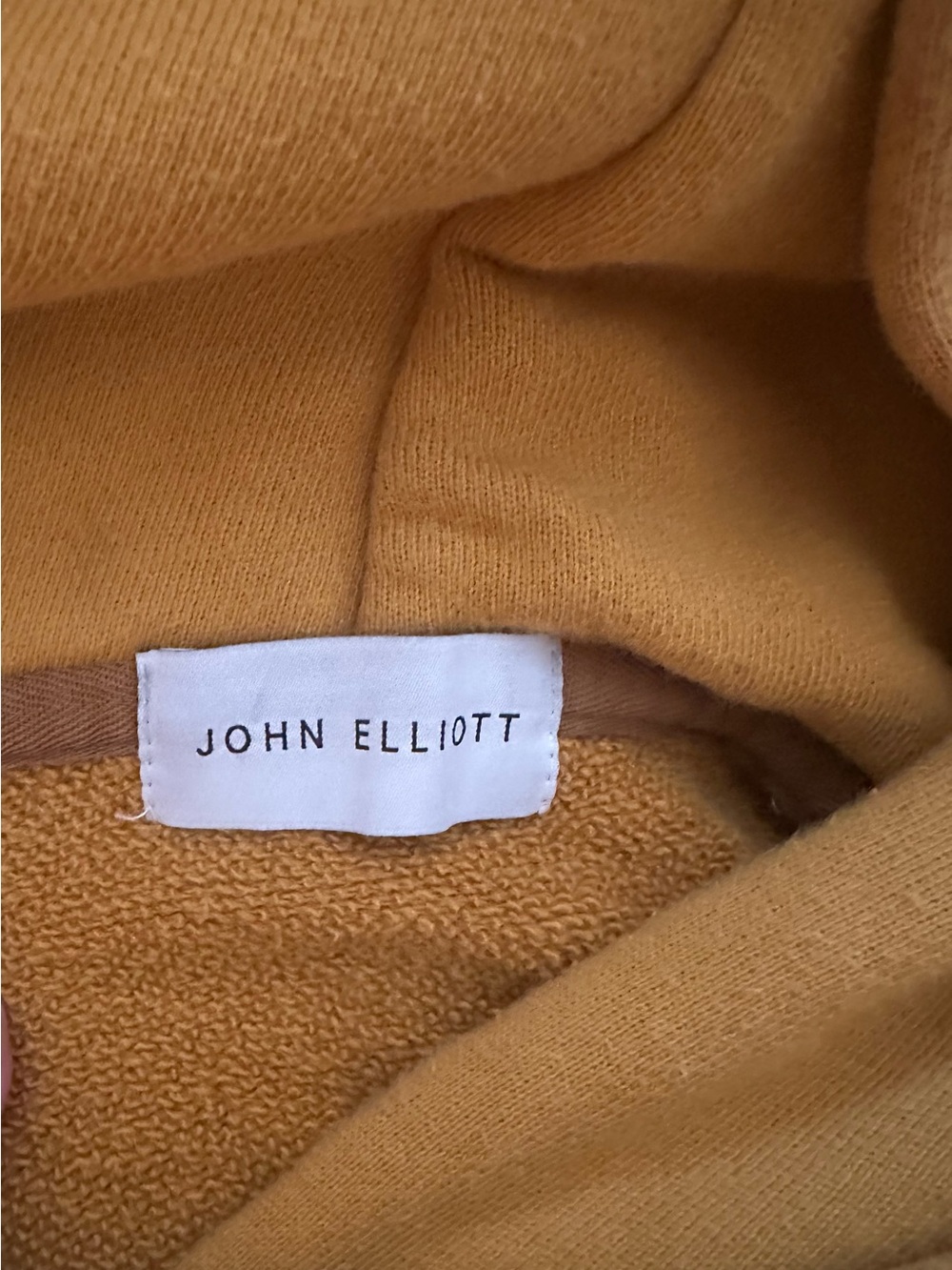 John Elliott Men's mustard Yellow villian Hoodie size 3 (large) - Picture 7 of 7